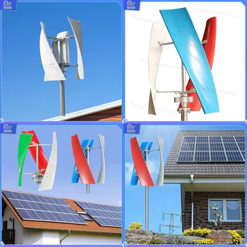 Renewable Energy Grid - Generator Turbin Angin Surya Hibrida 5KW
