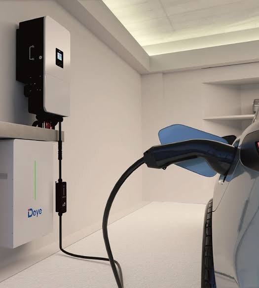 Ev Charger Wallbox - Deye Smart Wall Box, Pengisi Daya