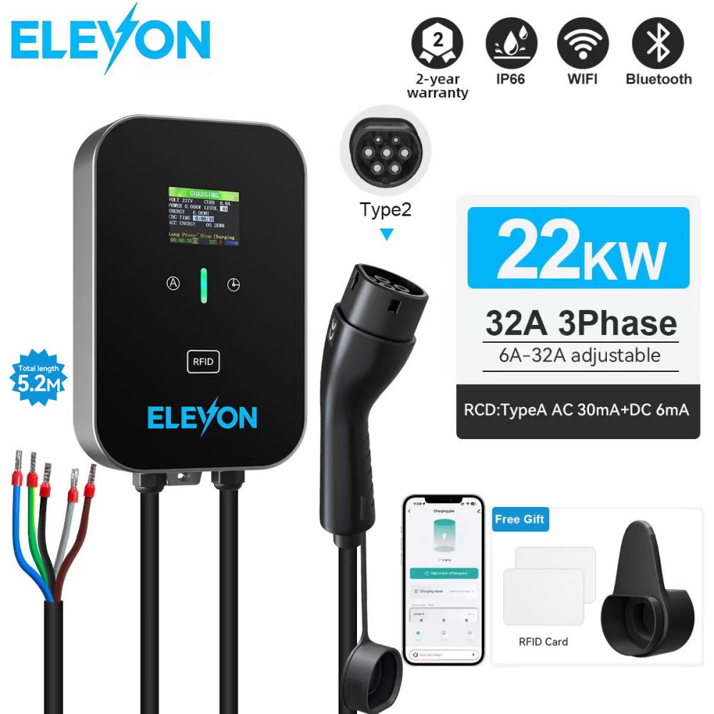 Ev Charger Wallbox - Stasiun Pengisian Daya EV ELEVON 22KW