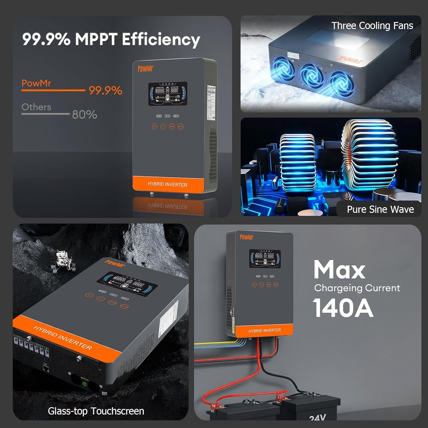 PowMr USA 4000W 24V Inverter C - Renewable Energy Systems ulasan dan harga