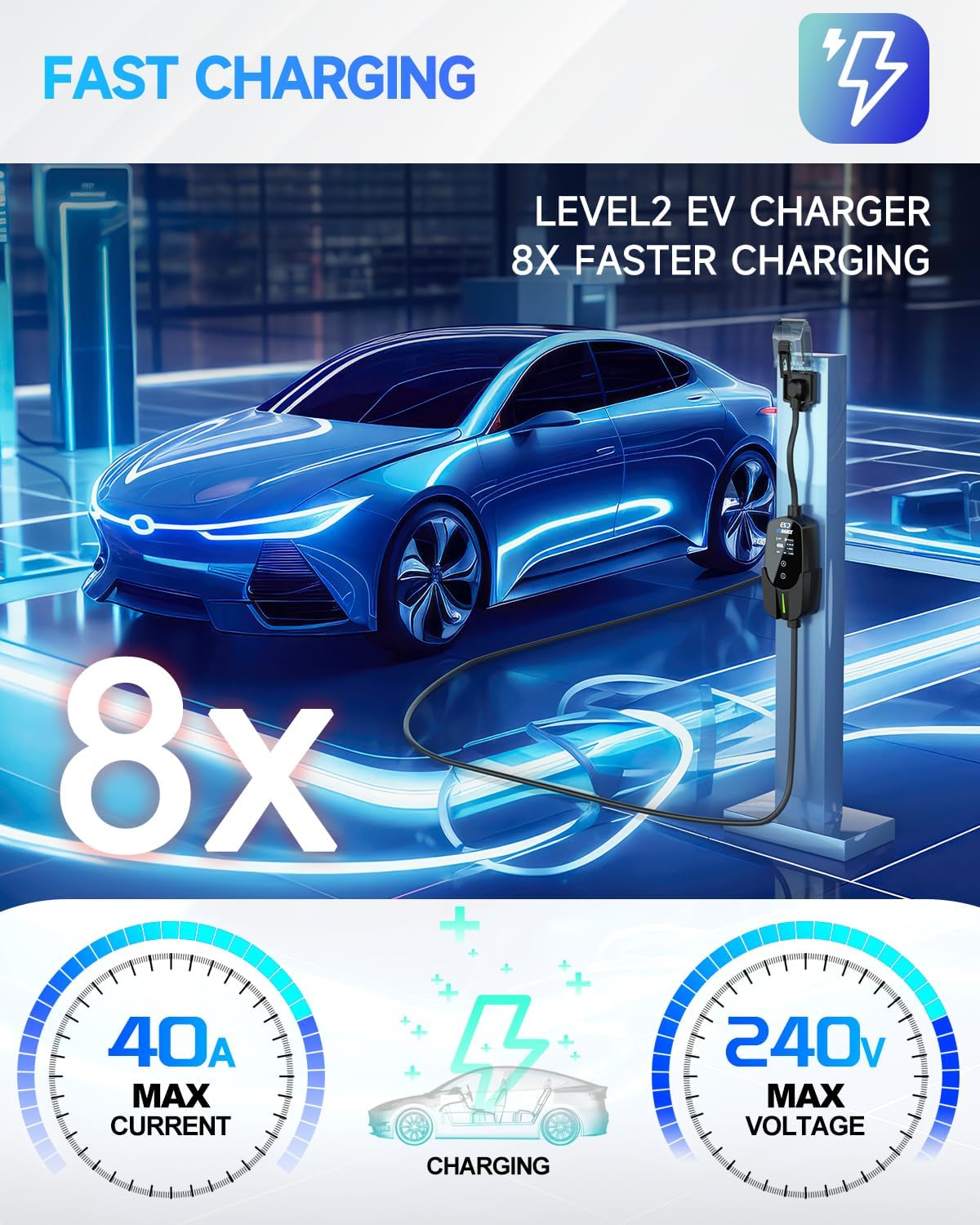 EVDANCE Pengisi Daya EV Portab - Ev Charger Wallbox ulasan dan harga